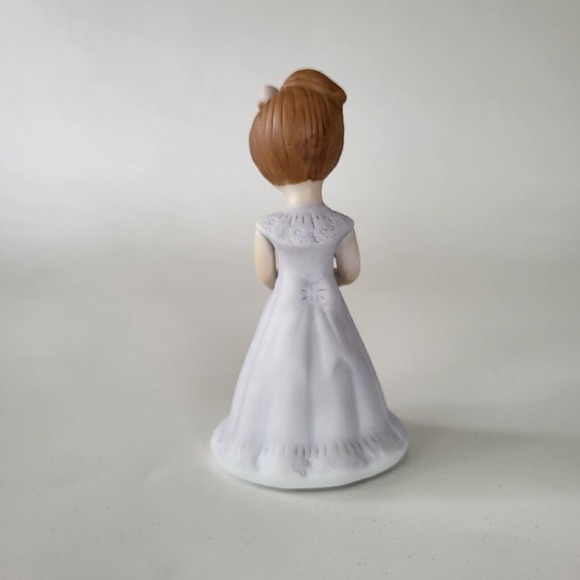 Growing Up Birthday Girls Enesco Brunette "Age 4" New without Box - Picture 3 of 4